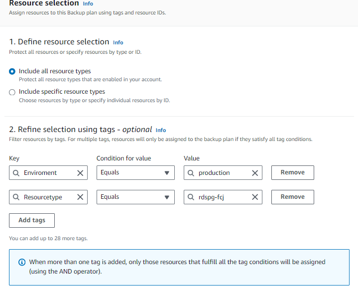 aws backups